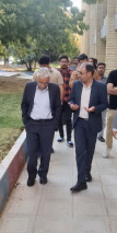 بازدید رئیس دانشگاه صنعتی شیراز از خوابگاه‌های دانشجویی پسران و بررسی نیازهای رفاهی و اسکان دانشجویان